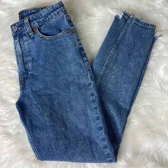 Abercrombie & Fitch Simone High Rise Slim Leg Jeans Size 25 - Picture 5 of 6